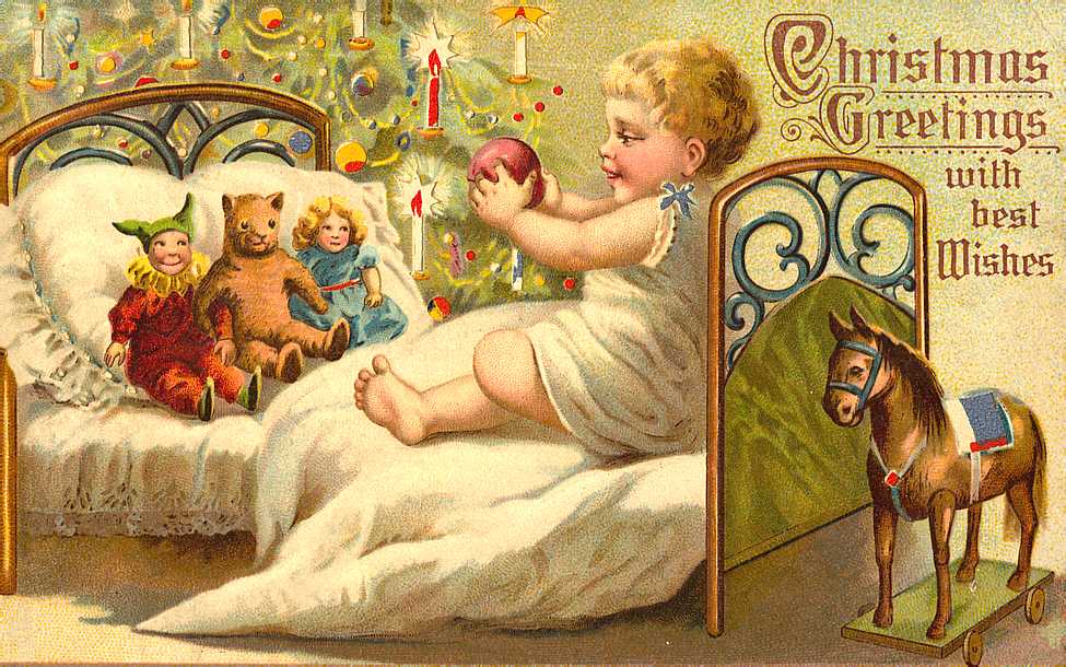 Resultado de imagen de antique Christmas cards