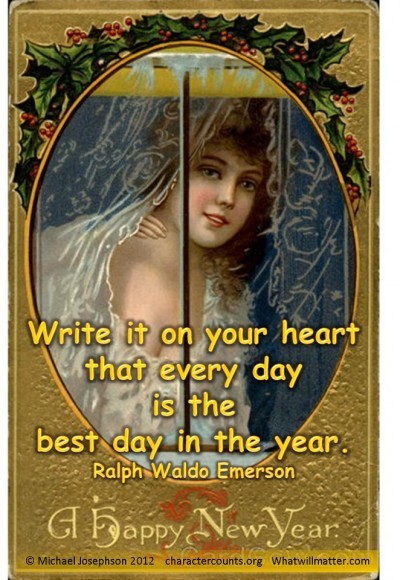 Post image for QUOTE & POSTER: Write it on your heart that every day is the best day in the year. –Ralph Waldo Emerson
