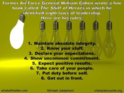Quotes About Leadership And Integrity. QuotesGram