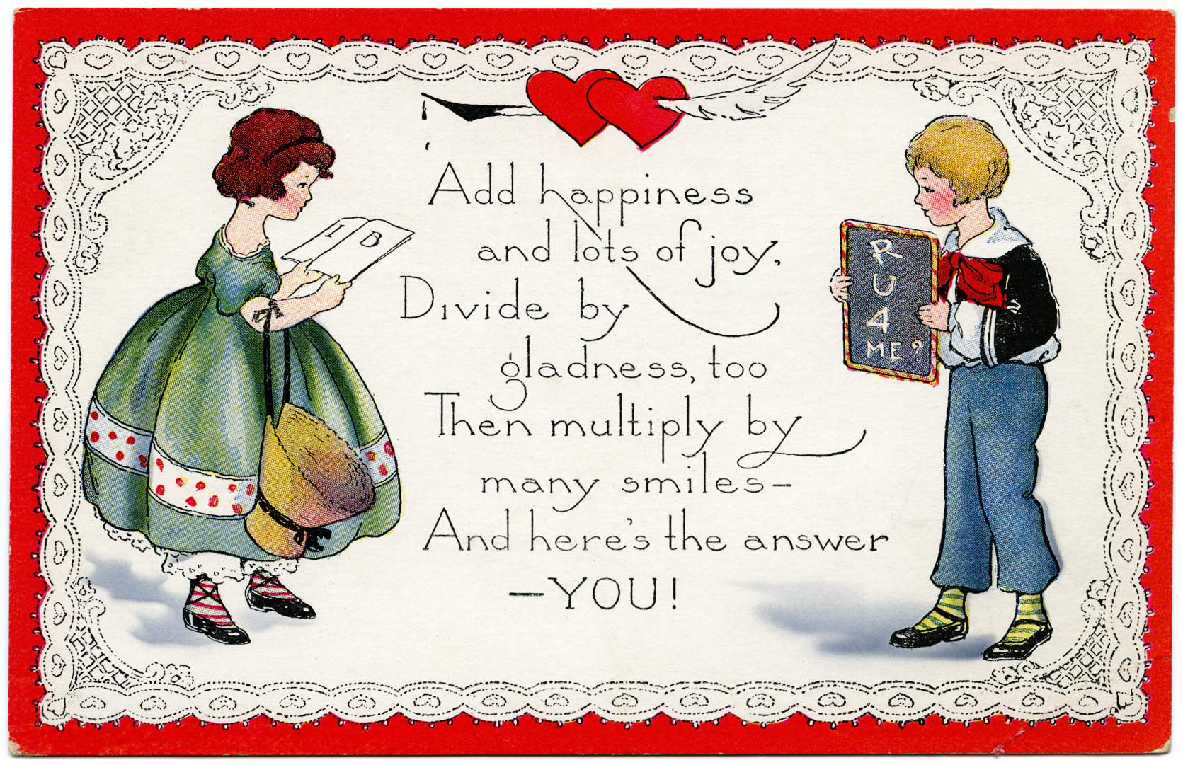 Beautiful Vintage Valentine Cards | What Will Matter