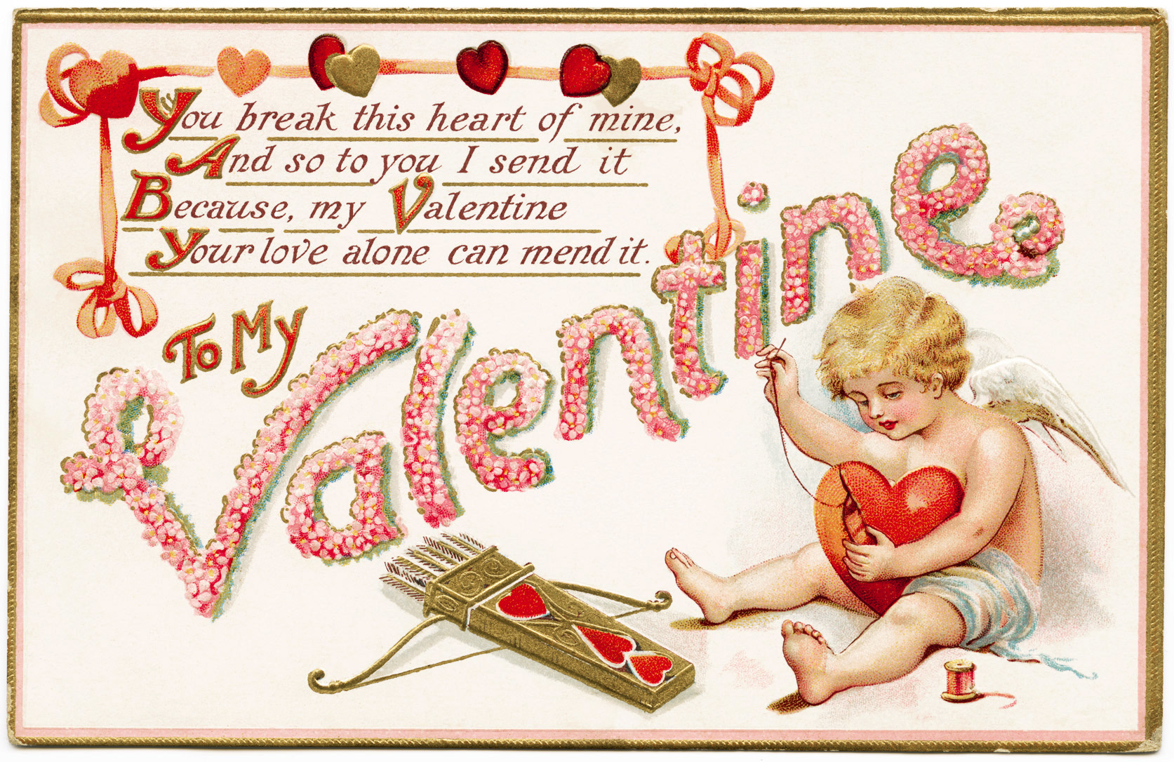 Beautiful Vintage Valentine Cards – What Will Matter