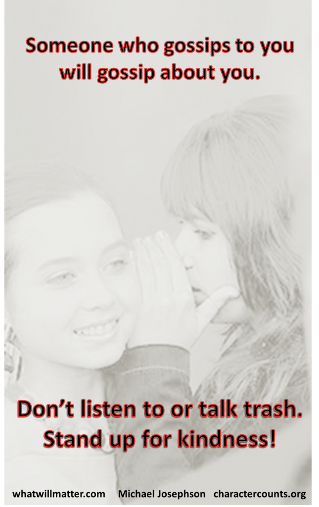 AA Bullying – don’t gossip | What Will Matter