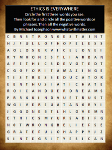 WORTH READING: Some say the first three words you see best describe you ...