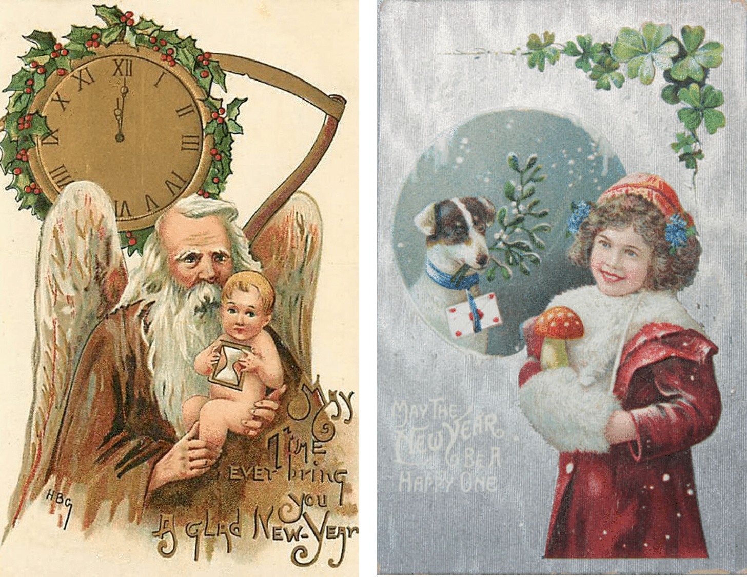 Collection of Beautiful Vintage New Years’ Cards – What Will Matter
