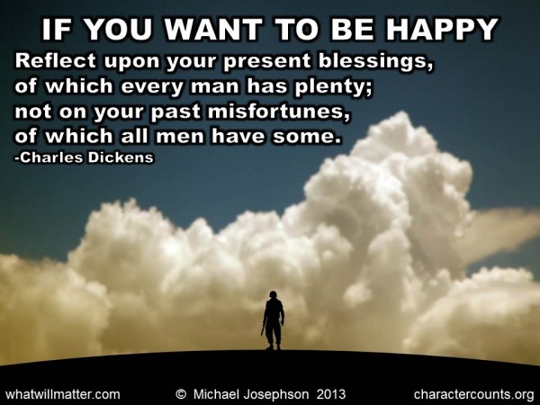 IF YOU WANT TO BE HAPPY