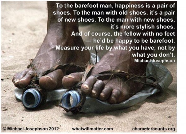 Measure your life by what you have (2)