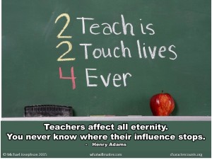 Teachers Affect All Eternity | What Will Matter