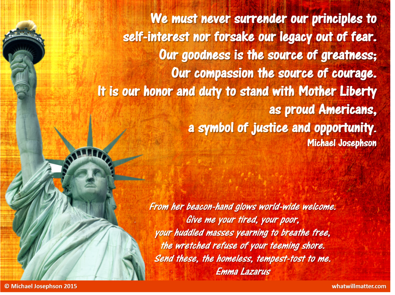 Our good. Liberty mother. Our principles.