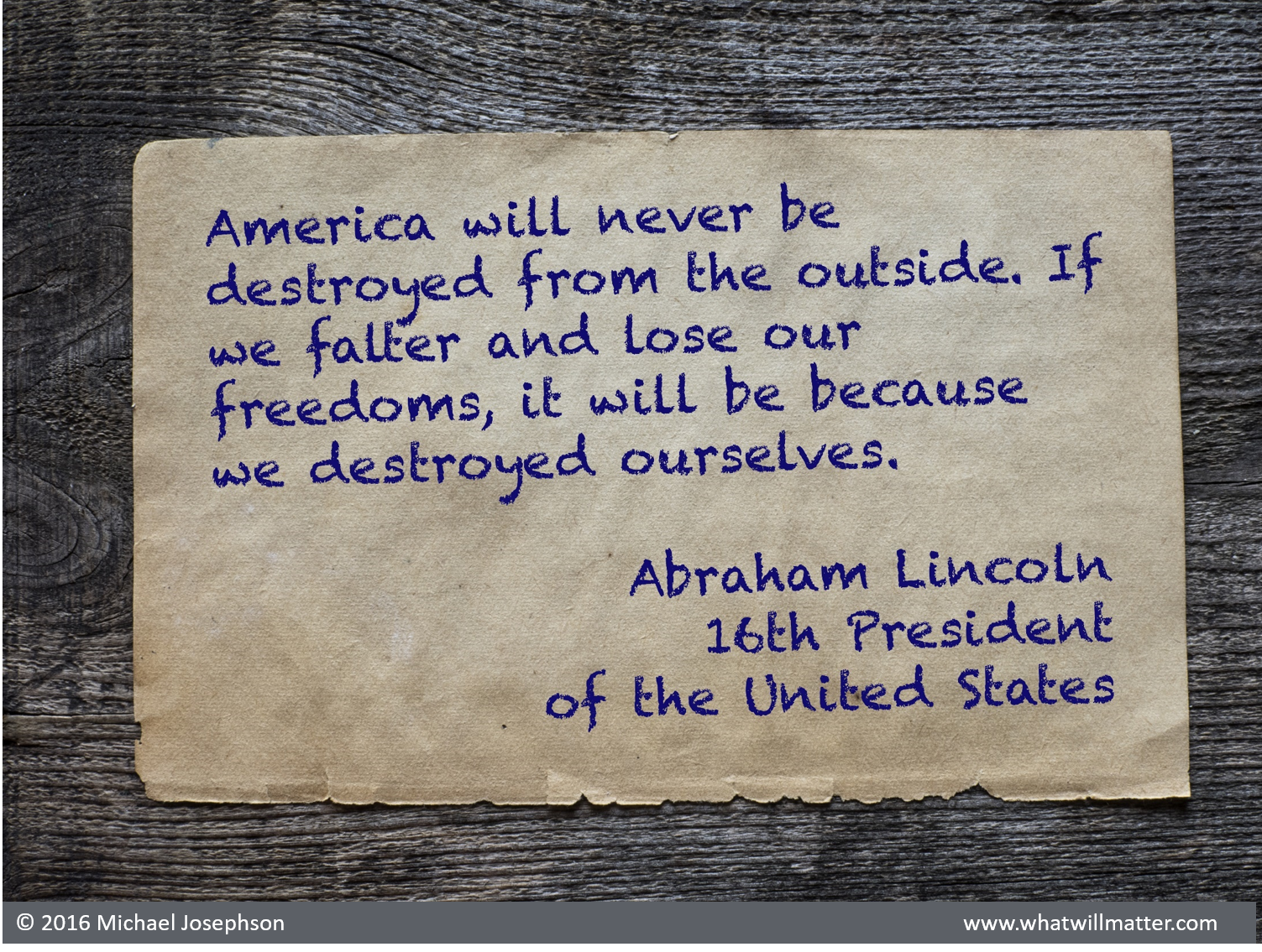 00 America -destroyed from within Lincoln