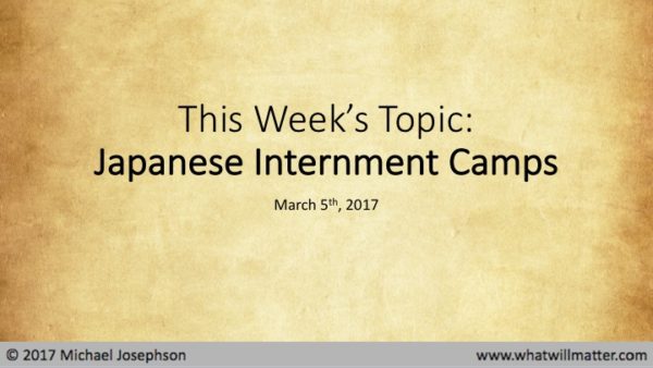 Japanese Internment Camps