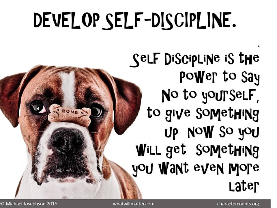 Develop SelfDiscipline What Will Matter